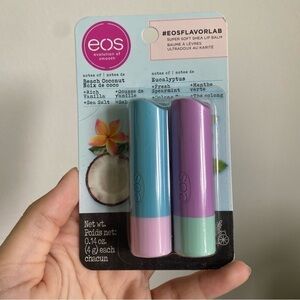 FREE GIFT W 100$ PURCHASE 🆓💸 • EOS Lip Balm Set • Coconut Eucalyptus Flavour